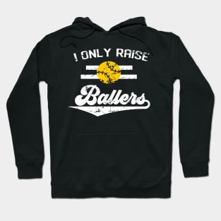 Raise Ballers Softball Baseball Player Hoodie